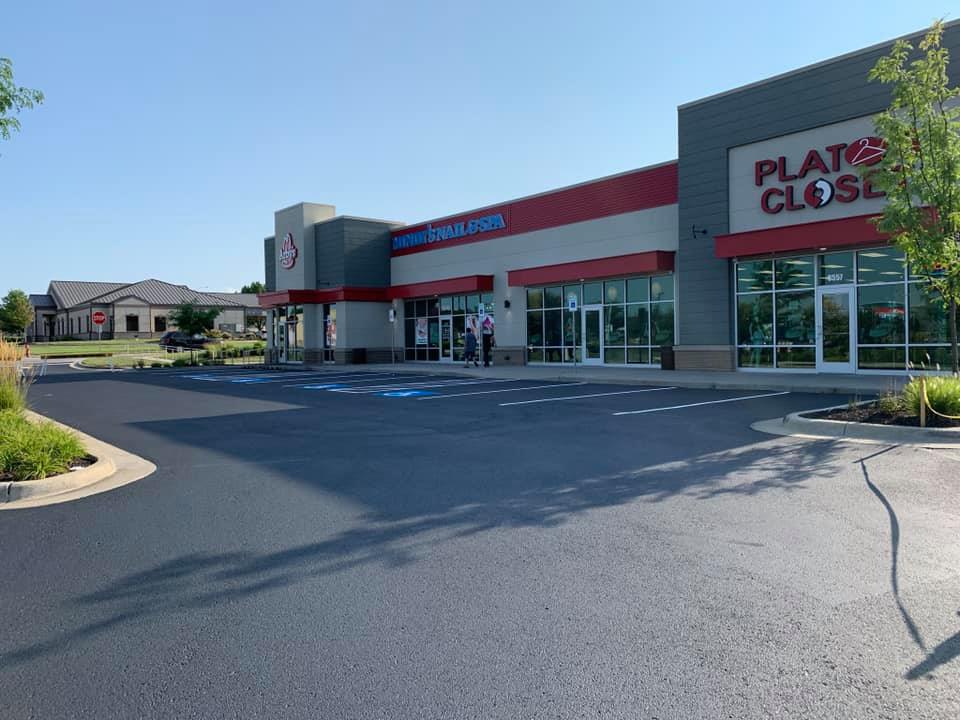 Platinum Paving large commercial asphalt paving project